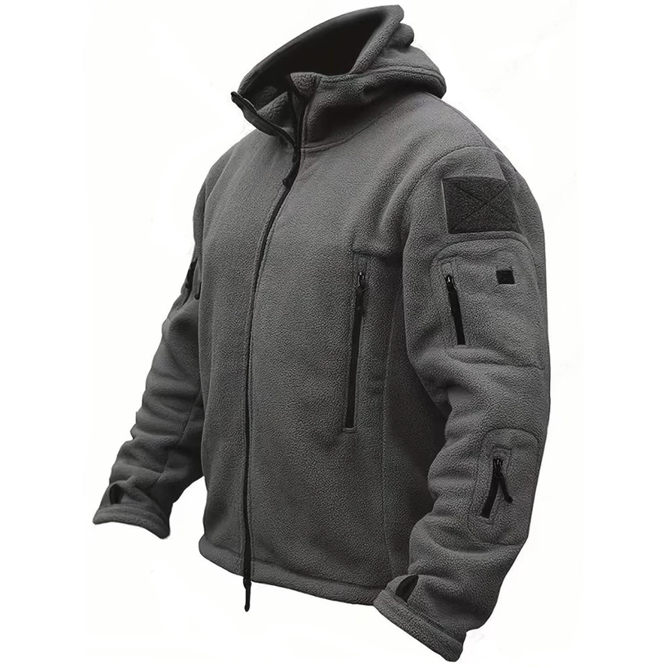 Men US Military Winter Tactical Fleece Jacket
