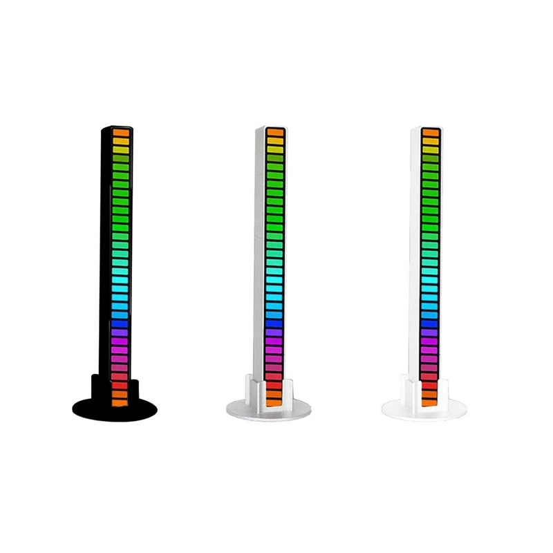 

New RGB Sound Control Led Light Pickup Voice Activated Rhythm Lights Color Ambient Led Light Bar Of Music Ambient Light