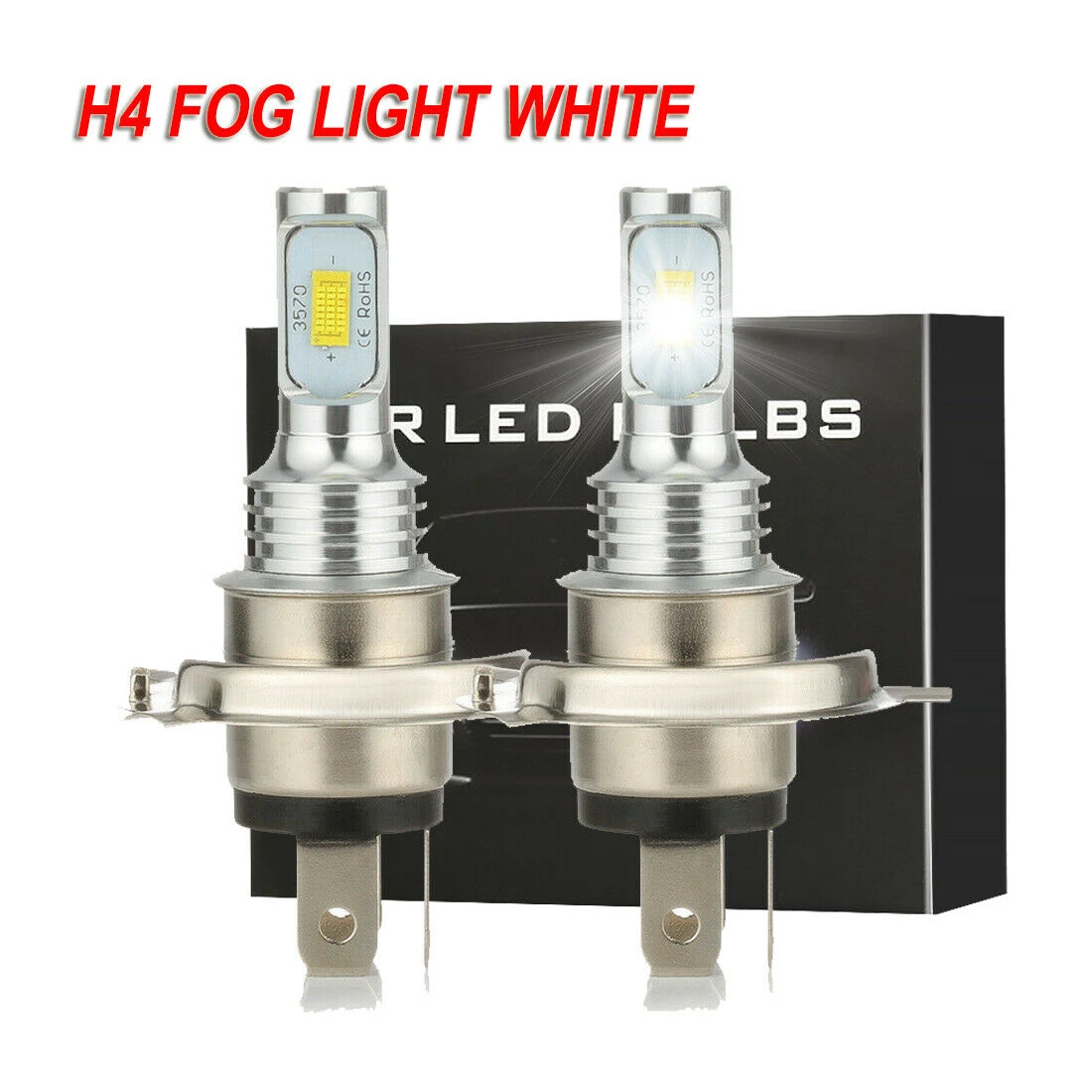 2pcs H4 Led Car Headlights 880 881 9005 9006 H1 H3 H6 H7 H11 Bulbs 4