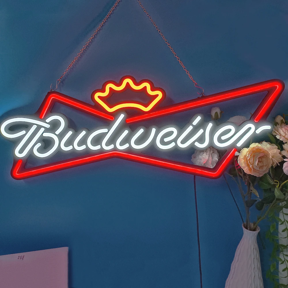 Tanie Budweiser piwo Neon 30X11 Cal do baru Pub Club sklep sklep