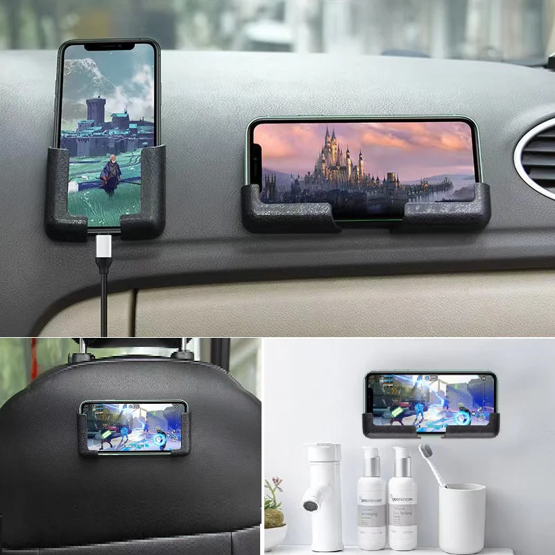 

Multifunction Car Phone Mount Cell Phone Holder Portability GPS Navigation Bracket for For IPhone 13 12 11 Pro Max X 7 8 Xiaomi
