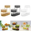 Countertop Fruit Basket Metal Wire Storage Basket Counter Serving Tray Space Saver Serving Stand Vegetables Storage Rack 1