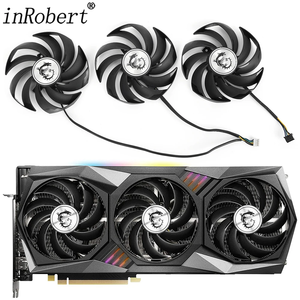 90Mm Pld09210S12Hh Ventola Di Raffreddamento Per Msi Radeon Rx 6800 Xt Geforce Rtx 6900 3060 3070 3080 Ti Fan Della Scheda Grafica Di Gioco