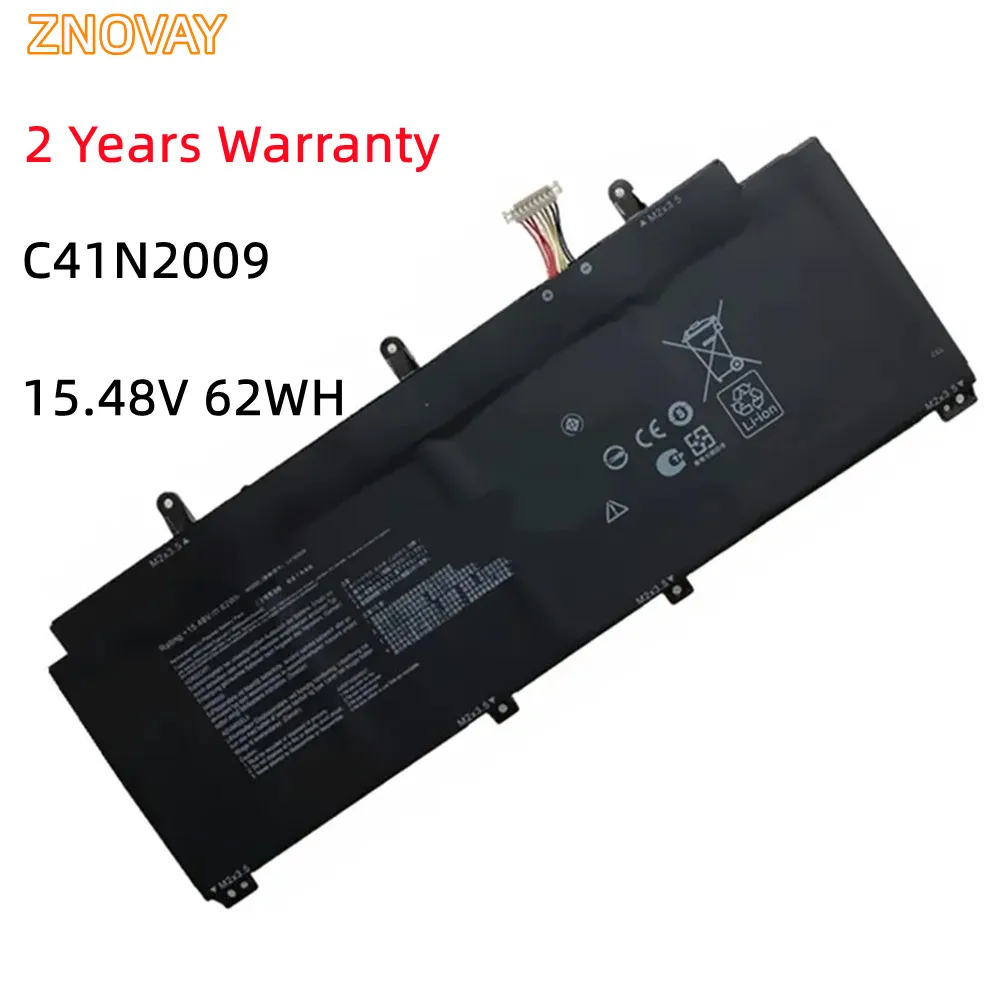 

ZNOVAY C41N2009 15.48V 62WH Laptop Battery For ASUS ROG Flow X13 GV301QC GV301QE GV301QH