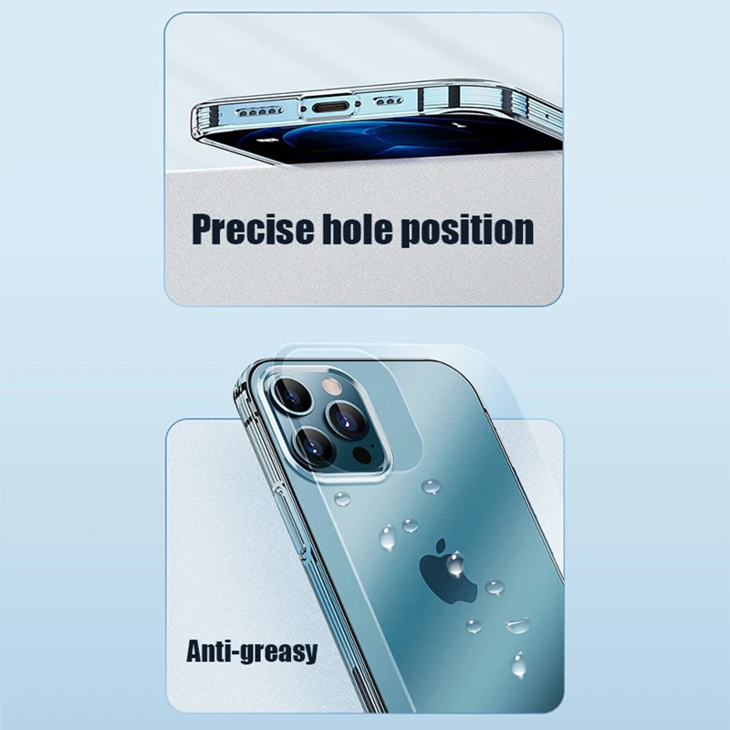 Crystal Clear Silicone Soft Back Cover - Transparent Phone Case