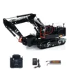 RTR LESU 945 RC Hydraulic Excavator 1/14 Scale PL18EV Lite Remote Control 3-Arm Diggers Metal Heavy Duty Machine with Light Toys 1
