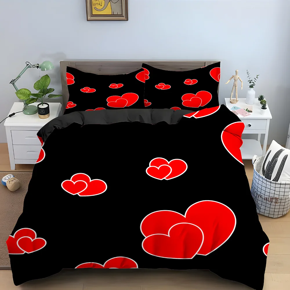 HoneiLife 3pc Duvet Cover Queen Size - 100% Cotton Comforter Floral Breathable Duvet Cover With Zipper Closure & Corner Ties, Purple Flower