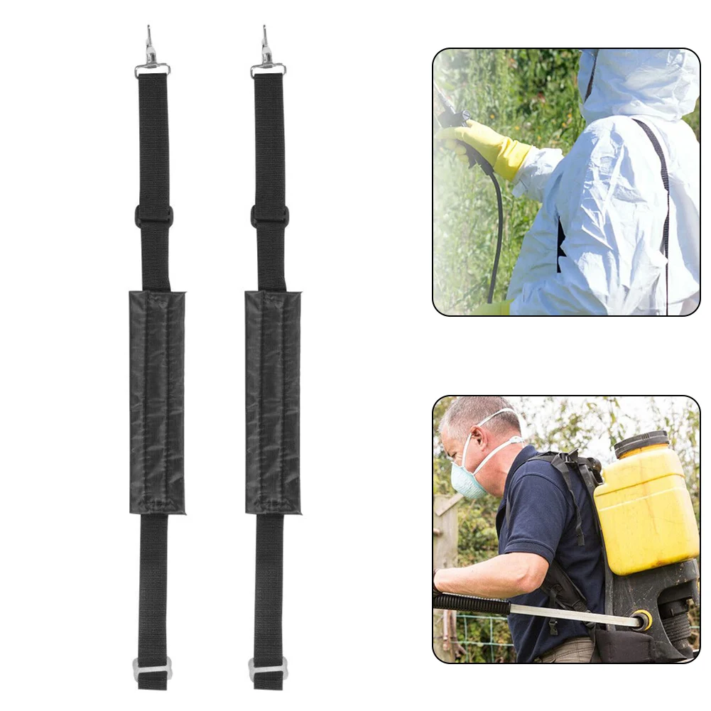 1Pair 2 Style Adjustable Sprayer Strap Backpack Sprayer Shoulder Straps Professional Black Cloth Belt Garden Sprayer Accessories