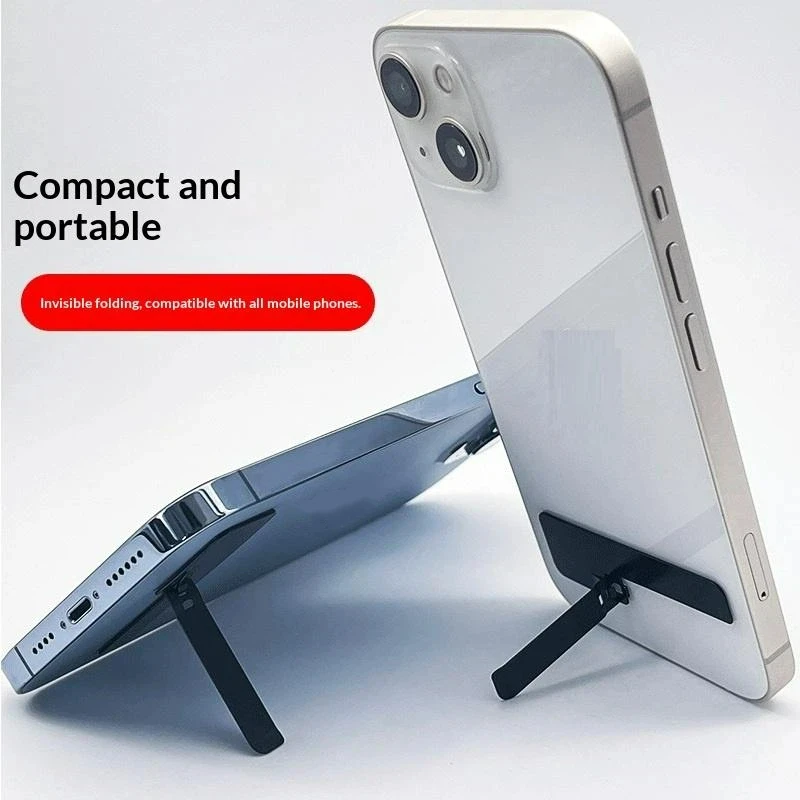 Ultra-Thin 0.6mm Metal Folding Phone Kickstand and Desktop Holder