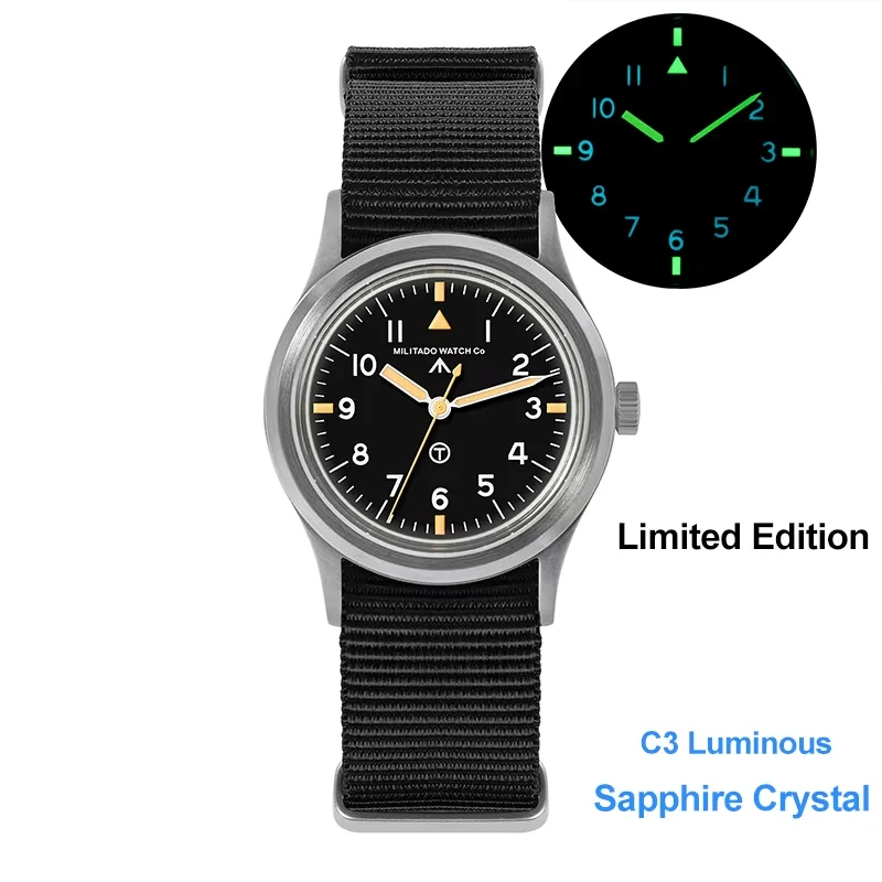 ตัวเลือกสินค้า นาฬิกาผู้ชาย ML14 รุ่น Limited Edition แซฟไฟร์คริสตัล เรืองแสง