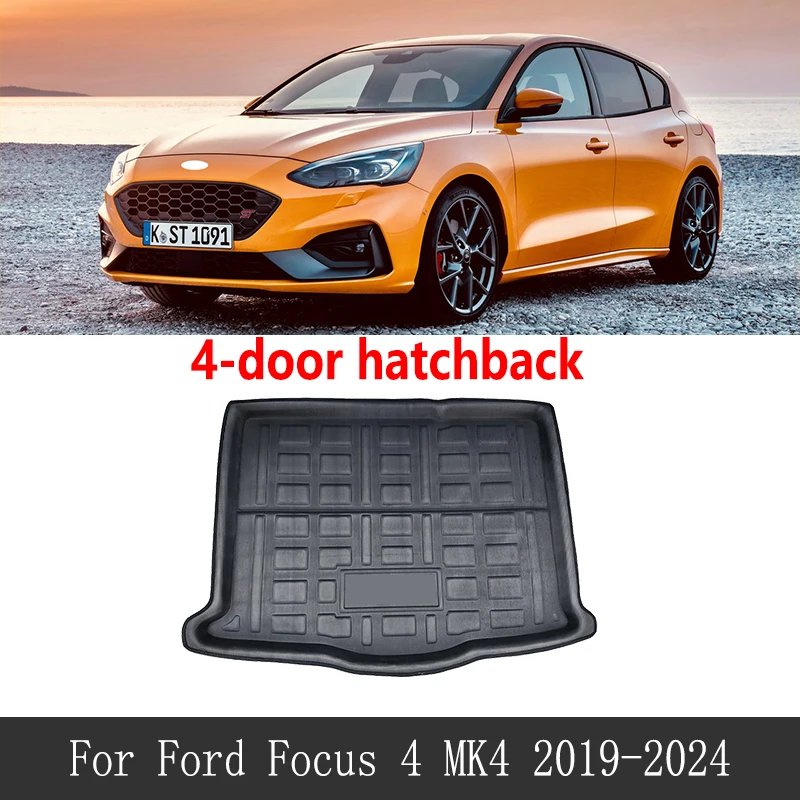 Per Ford Focus 4 MK4 accessori 2019 2020 2021 2022 2023 tappetino per bagagliaio automatico tappetino per vassoio fodera per bagagliaio tappeto impermeabile antiscivolo  34