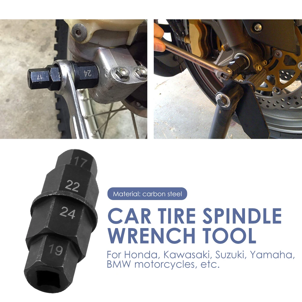 6 in 1 Motorcycle Hex Allen Axle Spindle Socket Adapter, Wheel Removal 6 in 1 Motorcycle Hex Allen Axle Spindle Socket Adapter, Wheel Removal