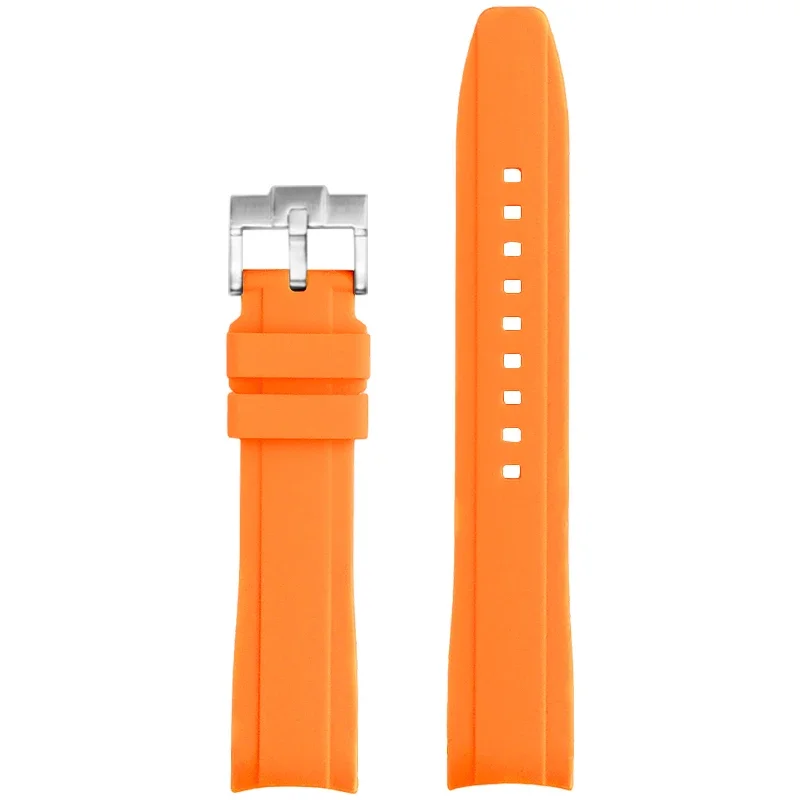 High Tensile Silicone Strap with Universal Curved End and Butterfly Buckle