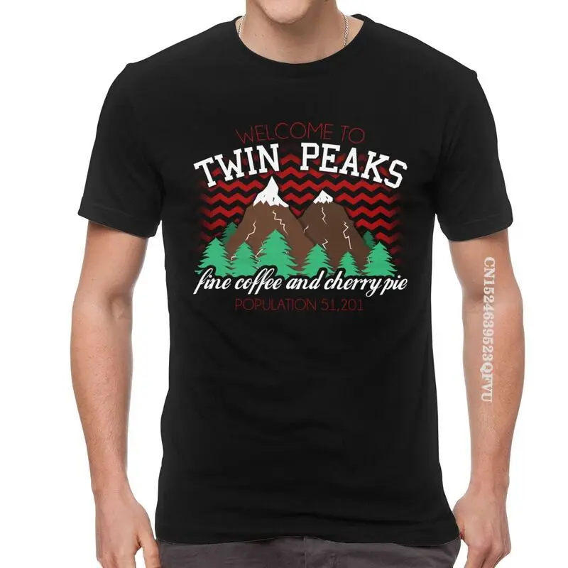 

Welcome To Twin Peaks Tshirts Men Men Novelty T Shirts Laura Palmer Tshirt Cotton Oversized Tee Tops Clothes