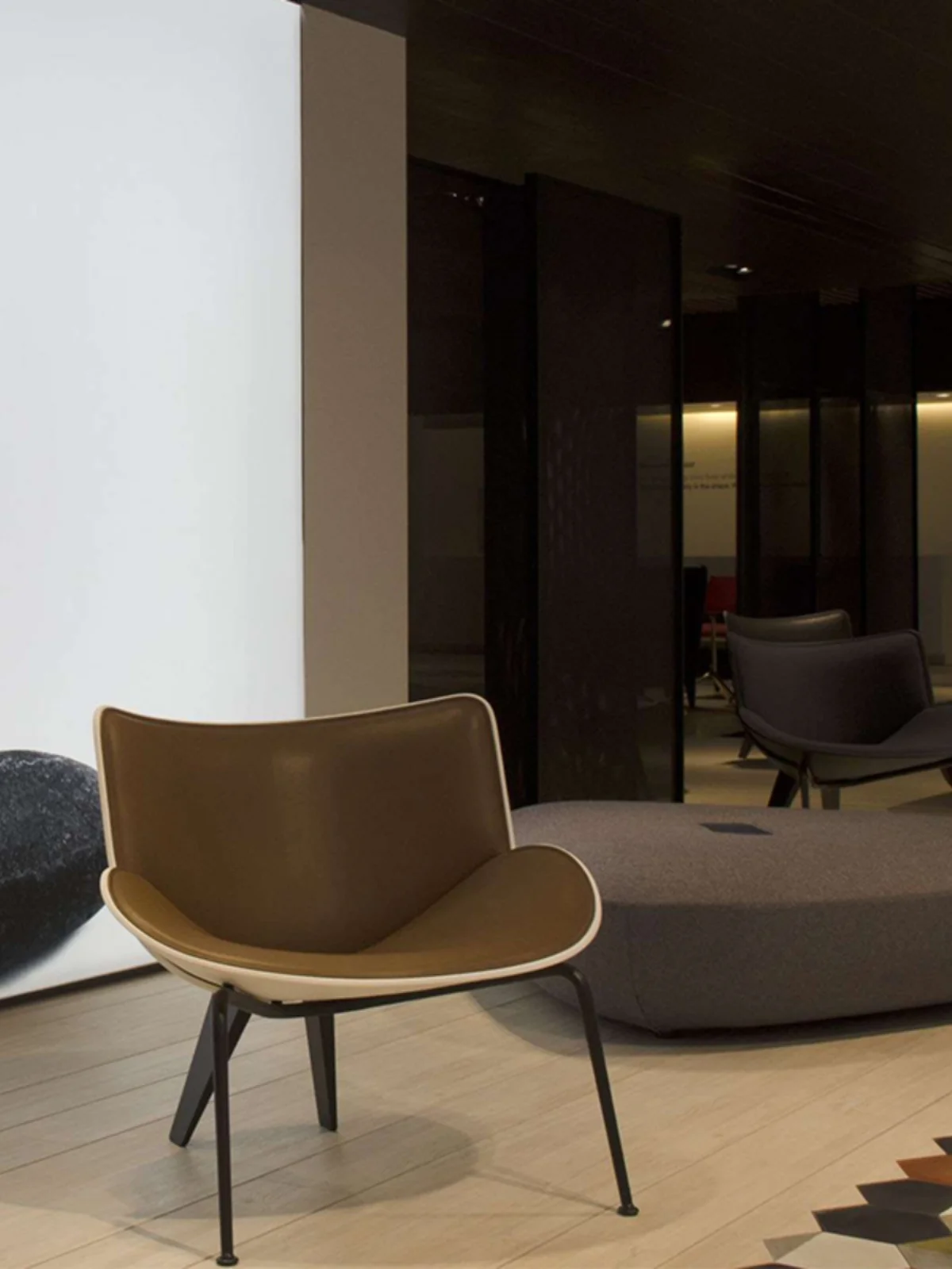 

Nordic sofa single person talks about coffee shop hotel simple FRP leisure chair designer shopping mall outdoor