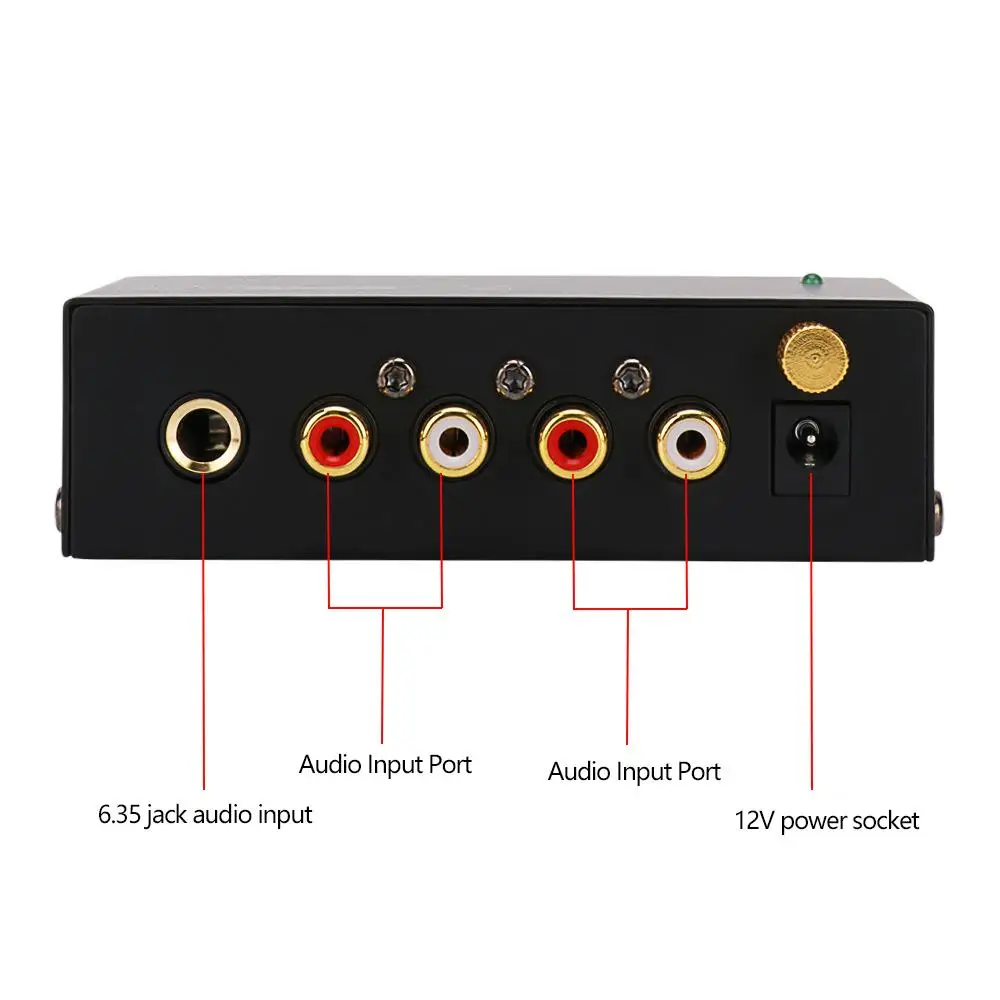 

Предусилитель Phono для поворотного стола PP400 RCA выход DC 12 В компактный RCA вход электронный аудио стерео фонограф для запчастей аксессуары