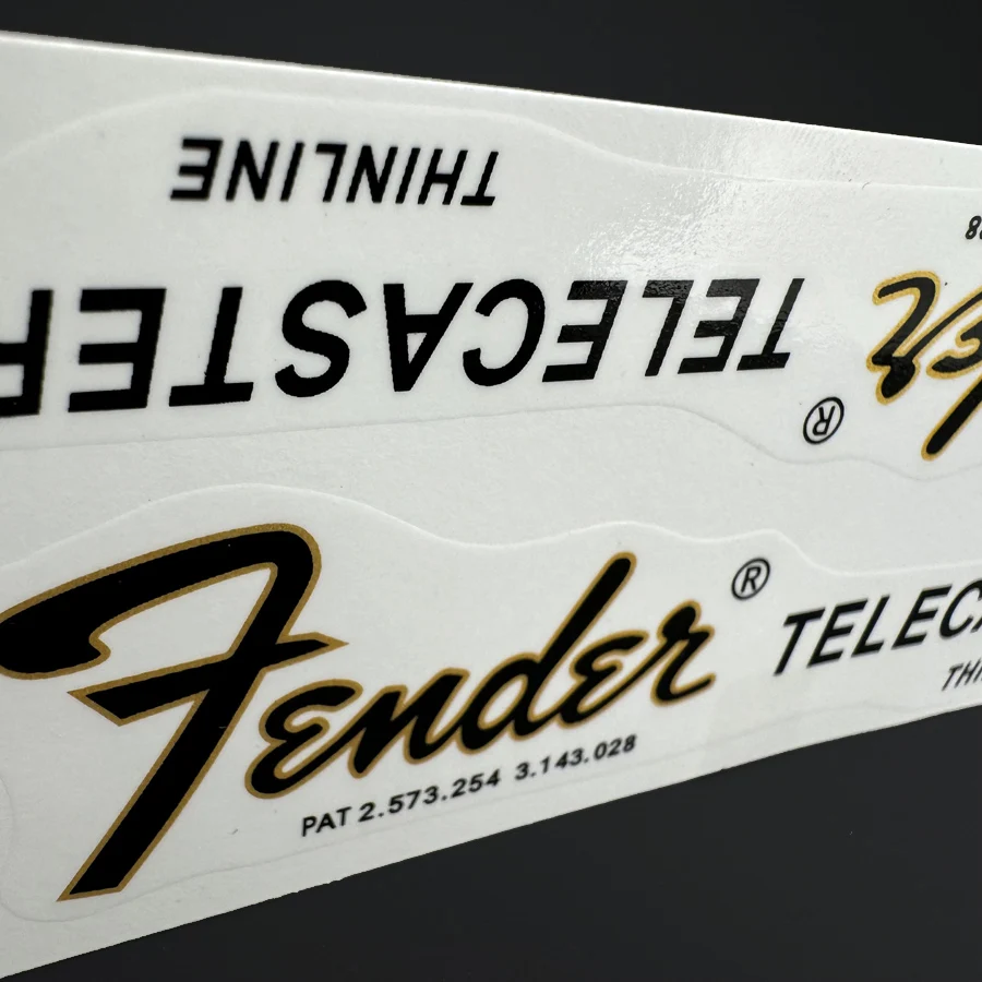Waterslide Guitar Decal Sticker Guitar Peghead 2 Sets For TL Thinline