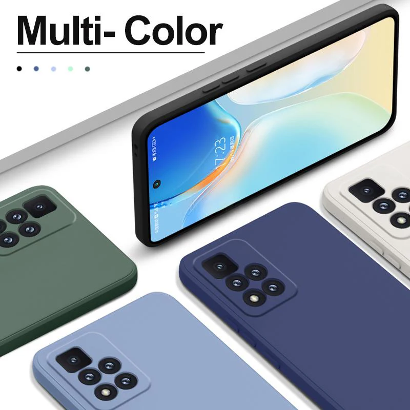 Premium Liquid Silicone Soft Matte Shockproof Phone Case - Candy Bumper Cover