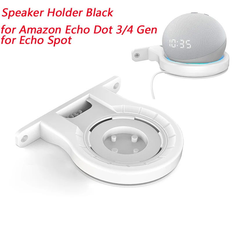  Soporte para Echo Dot 5ª 4ª generación, soporte de altavoz para  Dot 5ª y 4ª generación para niños, accesorios de punto ABS, Homepod Mini,  sin interferencia de micrófono de sonido. 