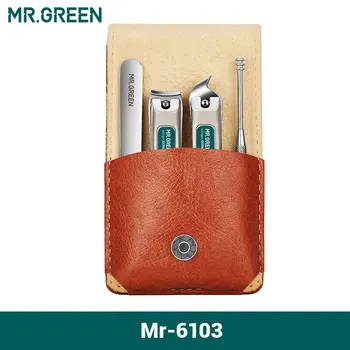 MR.GREEN 휴대용 매니큐어 세트, 여행 도구 키트, 친구 또는 가족용 스테인레스 스틸 선물 상자