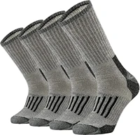 80% Merino Wool Socks Warm Thicken Hiking Cushion Crew Socks For Men Women Breathable Sports Socks Moisture Wicking Euro Size