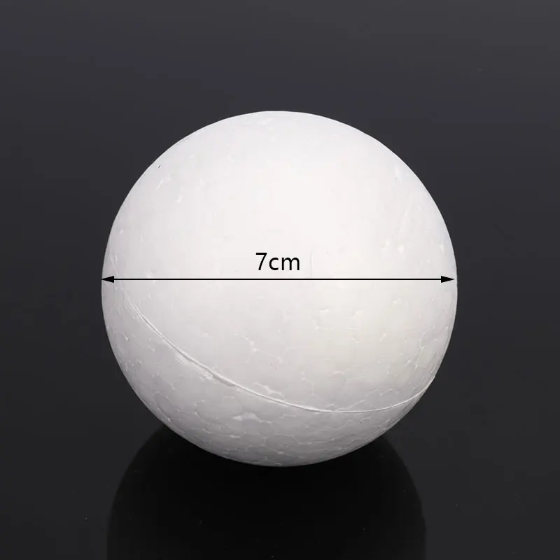 DIY 파티 볼 구체 장식, 폼 폼 볼 장식, 70mm, 10 개