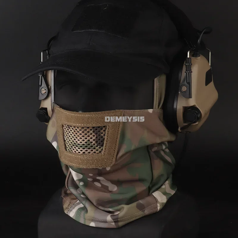 Paintball Mask Airsoft Balaclava Headgear Elastic Tactical Full Face Protection Masks Helmet Liner Cap for Hunting Cycling Sports