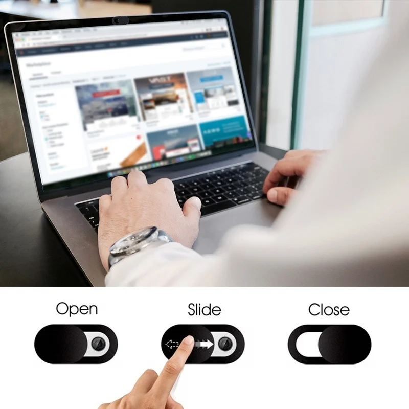 10Pcs Webcam Cover Universale Antispy Slider Camera Cover Per Telefono Ipad Web Pc Laptop Macbook Lenti Per Tablet Adesivo Per La Privacy