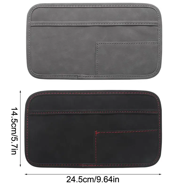 Organizer per Console Auto, Borsa Portaoggetti Adesiva Multiuso, Soluzione di Stoccaggio per Interni Auto, Ideale per Viaggi e Pendolarismo - Image 6