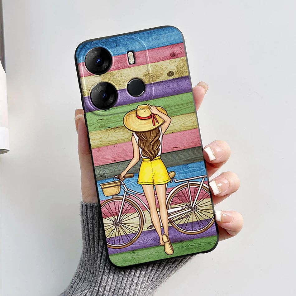 Luxury Marble Soft Silicone Phone Case - Tecno Pop 7 Series