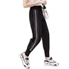 Loose Fit Black Knitted Harem Pants for Women with Diamond Rhinestone Decoration Elastic Waistband Sweatpants Cropped Pants 3