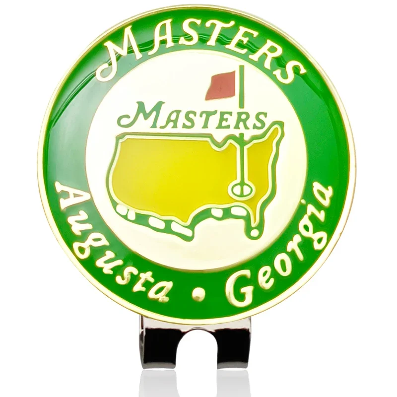 Kinds of Different Design Golf Marker W Golf Hat Clip Clamp Golf Ball Mark Animals Wine Cup Flag 5