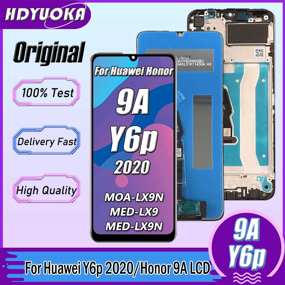 Cumpără Ecran LCD De 6,3 Inci Pentru Huawei Y6P MED-LX9 MED-LX9N Ecran
