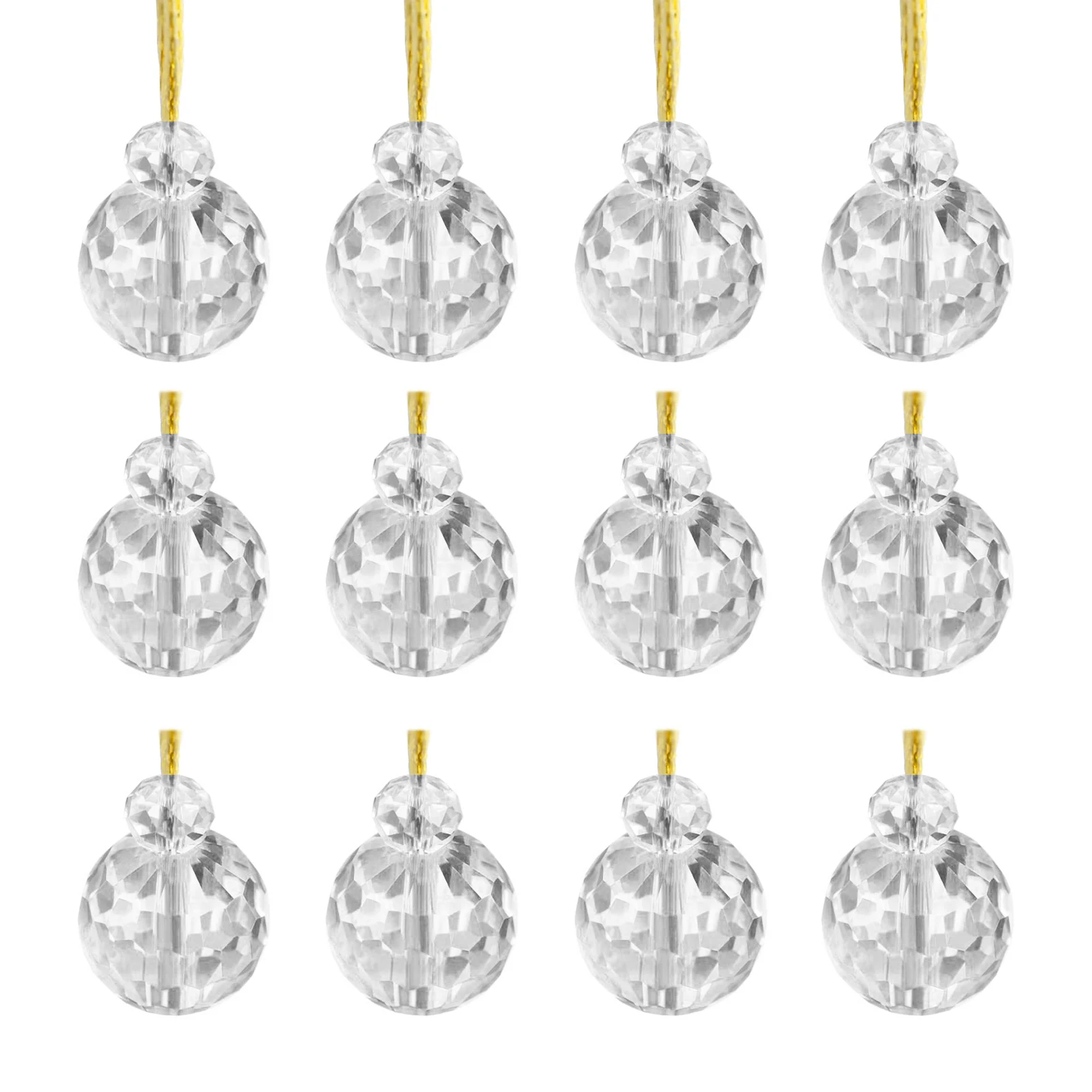 

Рождественский Хрустальный телефон с ниткой Сферический граненый мяч для глаз на новый год Хэллоуин Рождество