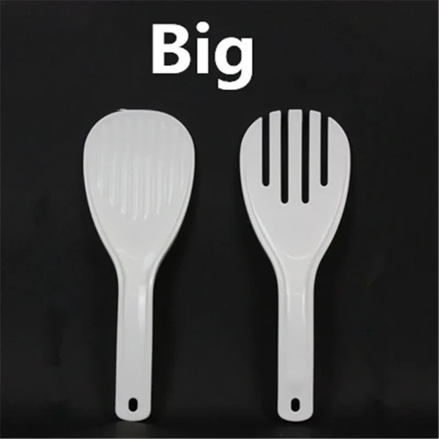 2pcs new wooden handle silicone can be vertical rice spoon serving spatula  household rice cooker spatula food grade material - AliExpress