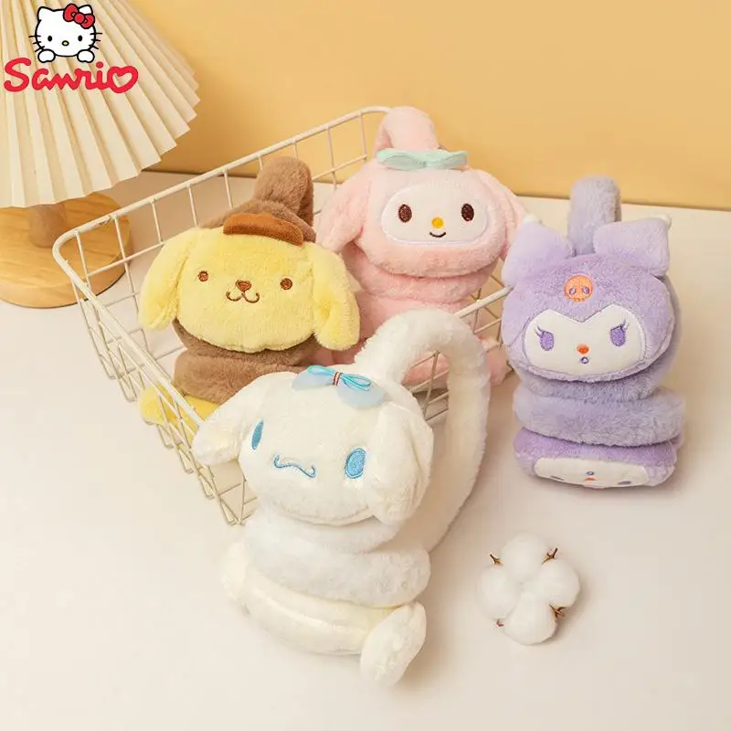 

Sanrio Cinnamoroll My Melody Kuromi зимние наушники для верховой езды Антифриз Защита от холода плюшевые наушники теплые уши подарок для друзей