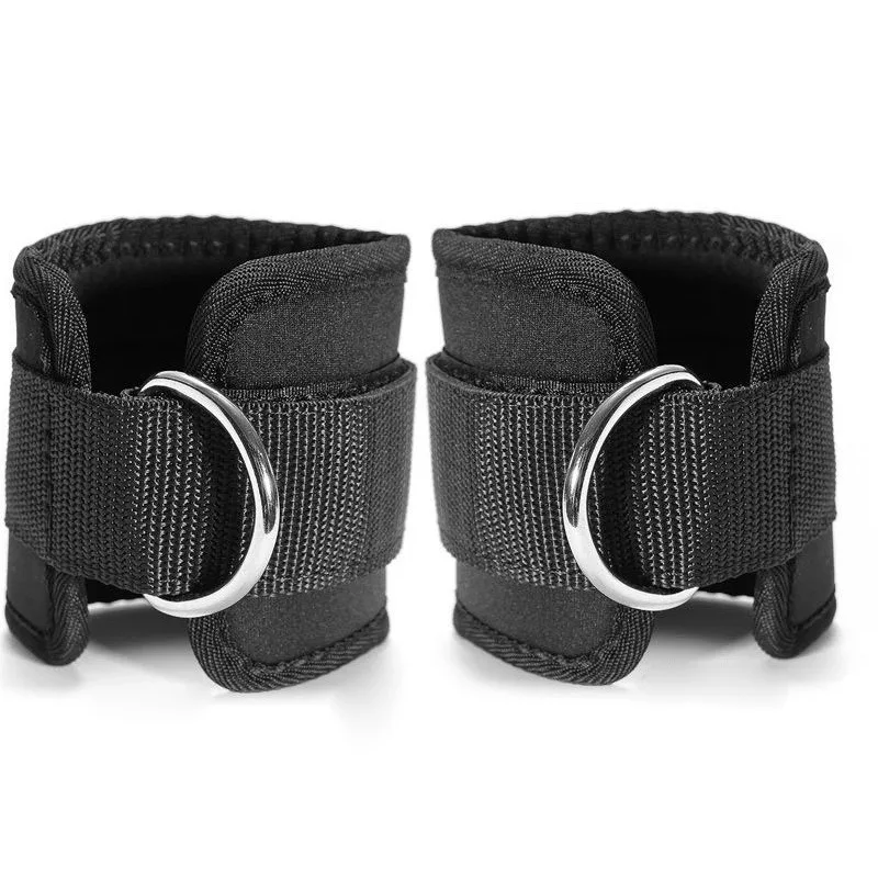 Ankle Straps Adjustable Gym Leg Strength Exercise Pulleys Buckle Sports Brace Safety Adductors for Leg Muscle Exercise