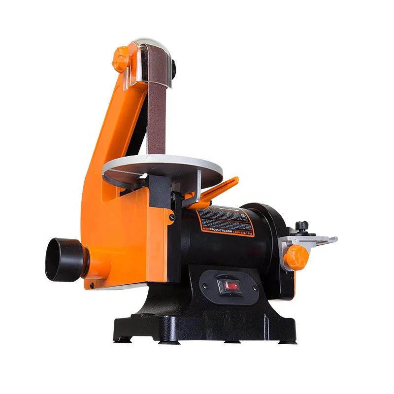 Belt Polishing Grinding Sanding Machine 125mm Sand Disc Woodworking Desktop Sander Grinder Polisher 250W