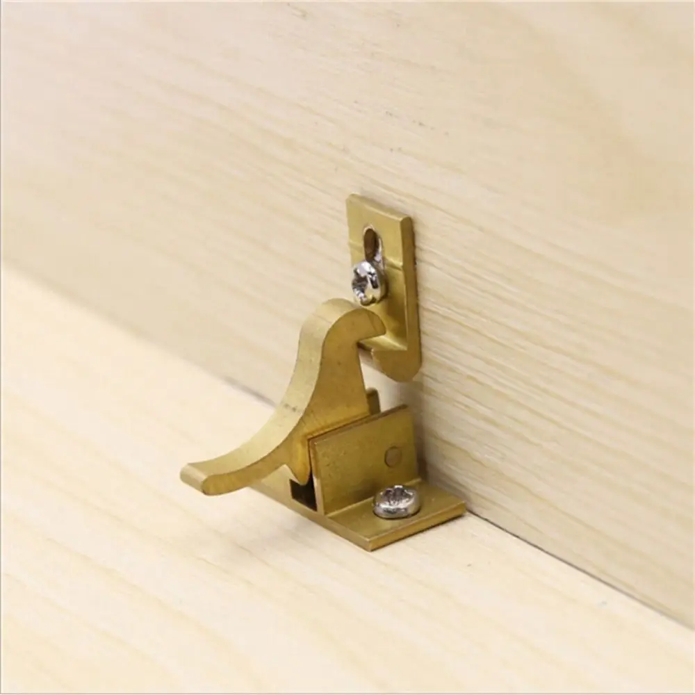 Description Picture 4 of itemDurable Brass Bird Latch Lock Low Noise Home Improvement Door Elbow Buckle Automatic Window Hooks Door Catch Cabinet