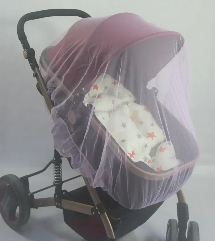 Mosquito Net For Baby Stroller Summer Pram Insect Shield Net Infants Pushchair Cart Safe Protection Mesh Pram Accessories