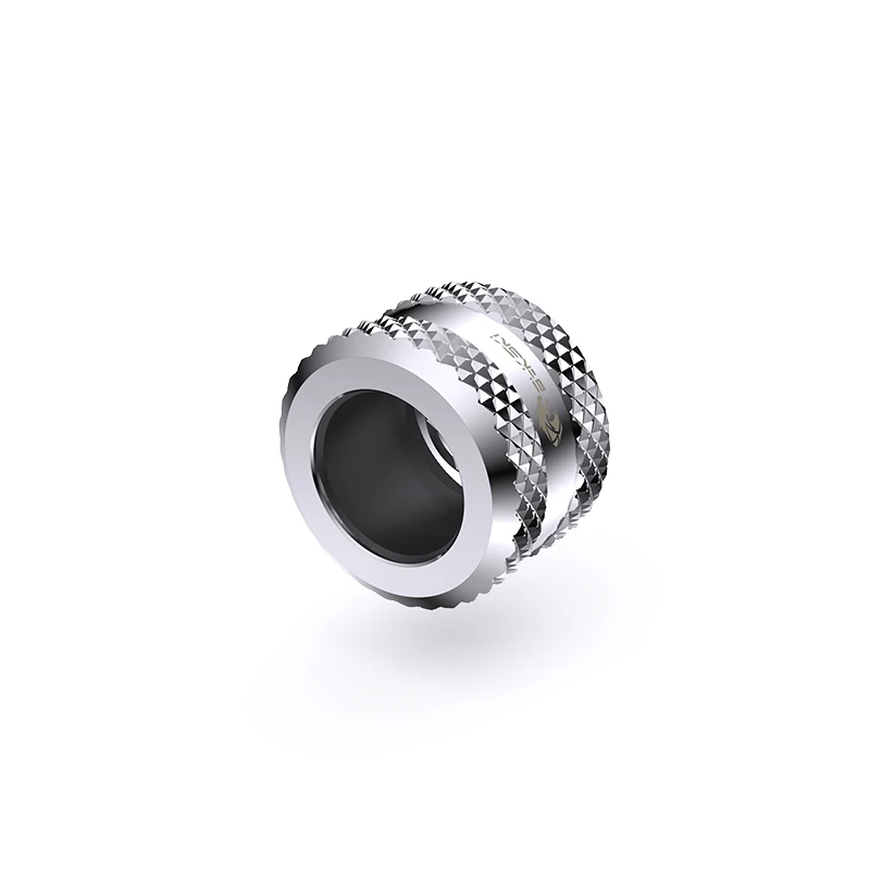 Bykski B-FTHTJ-L12/14/16 PC Water Cooling Hard tube Fittings Connector For OD12mm 14mm 16mm Acrylic PETG Tube extender fitting angled adapter fitting water cooling fitting