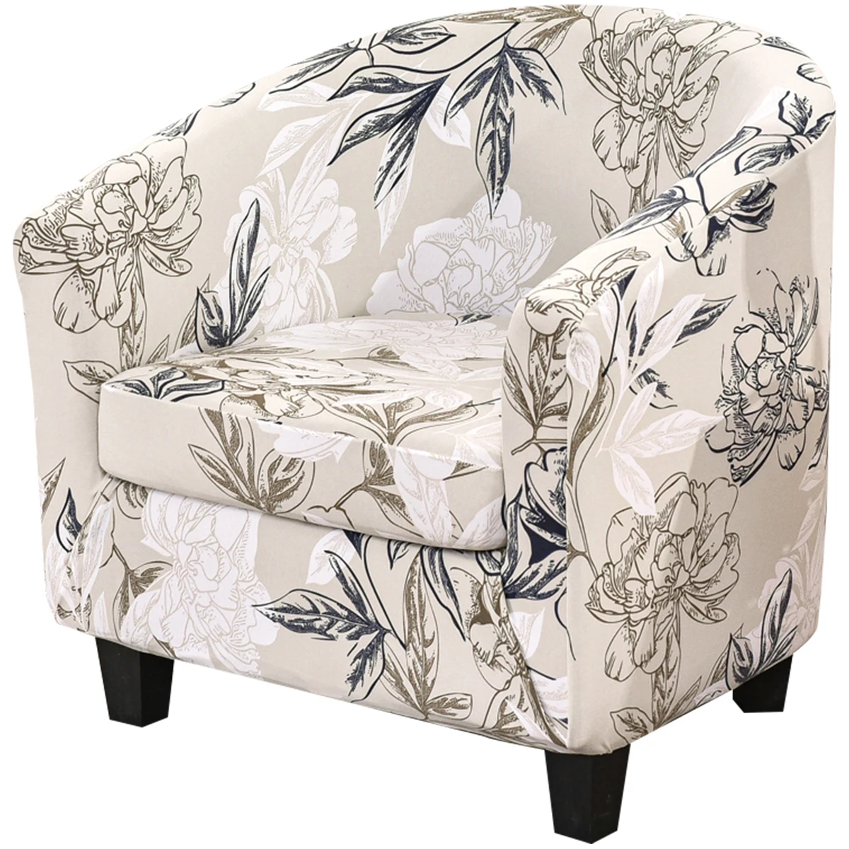 꽃 나비 패턴 소파 커버, 안락 의자 슬립 커버, 별도 의자 쿠션 커버, 가정용 가구 보호대 