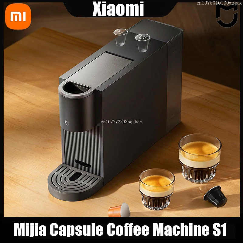 Espresso coffee maker capsule coffee maker Xiaomi Mijia Capsule Coffee Machine S1 Home One-key Portable Extraction Dual Drive Precision Temperature Control Coffee Machine