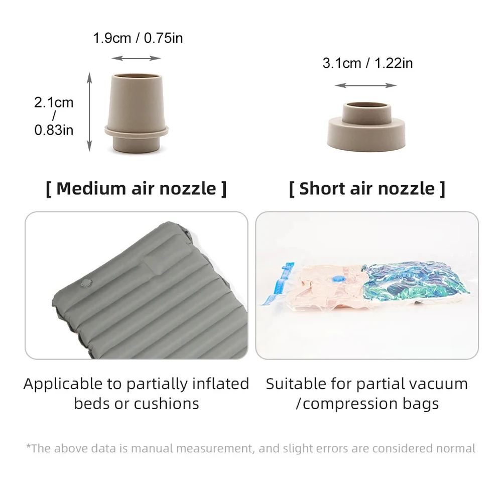 Electric Air Pump Portable Wireless Air Compressor Inflator/Deflator Pumps for Inflatable Cushions Beds Boat Swimming Ring Air Pump