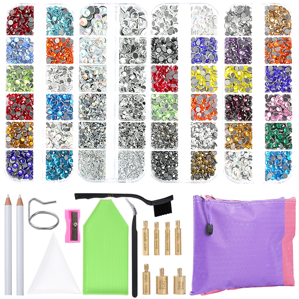 Hot Fix Rhinestone Applicator Tool Hot Fixed Applicator Rhinestones Kit  Bedazzler Kit with Rhinestones US Plug - AliExpress