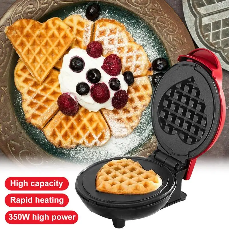 

5in1 Waffles Maker Sandwich Grill Press Breakfast Waffle Machine Egg Cake Oven Pan Non-stick Waffles Maker Kitchen Appliances