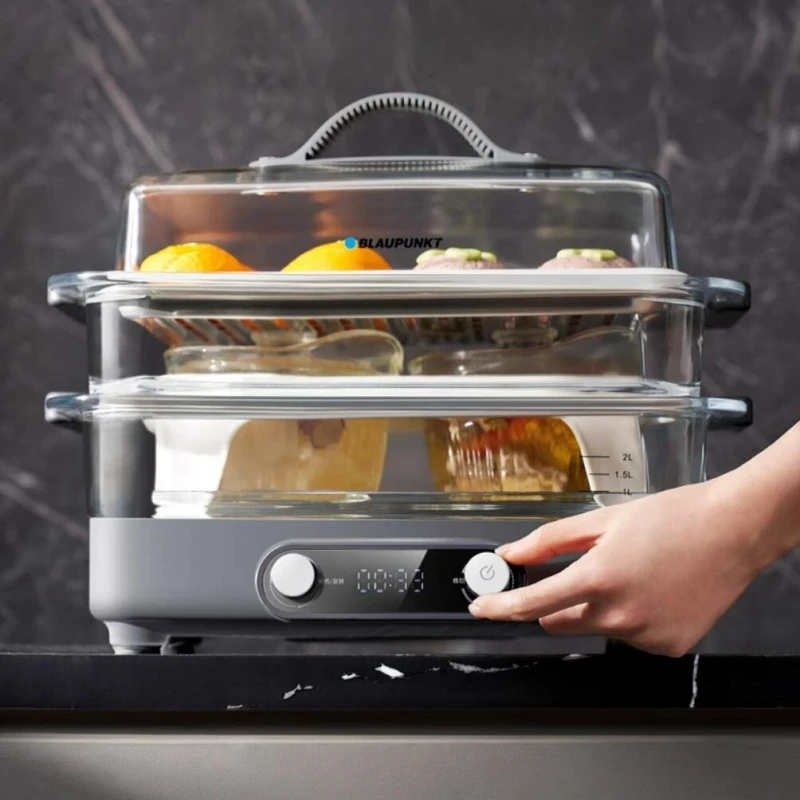 BLAUPUNKT 220V Glass Electric Steamer Multifunctional Household Automatic Steaming Stew All-in-one Breakfast Machine Steamer 2
