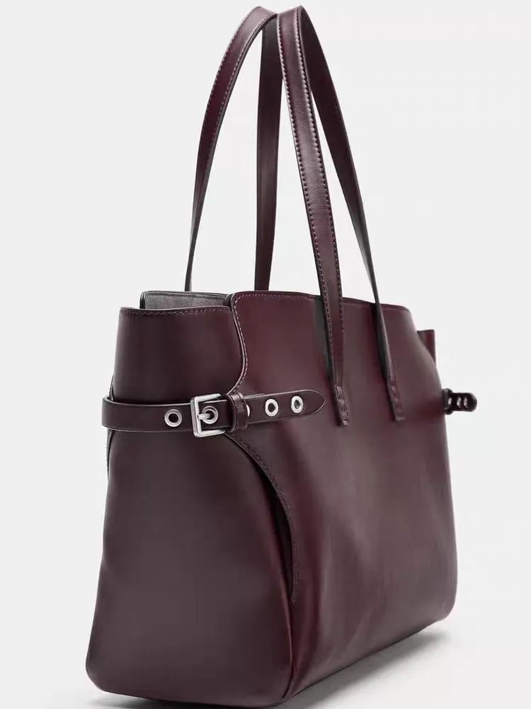 Fashion Pocket Design Handbag For Women Luxury New Versatile Style Large Capacity Tote Shoulder Underarm Bag 2025 New