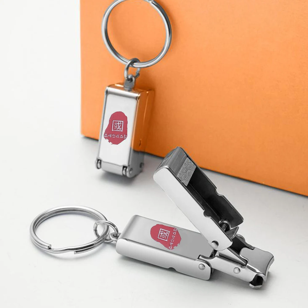Nail Clipper Folding Pocket Stainless Steel Magnetic Absorption