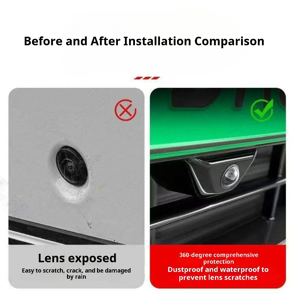 Leapmotor C11 C16 C10 T03 자동차 카메라 보호 커버 360 뷰 렌즈 충돌 방지 안티 안개 자동차 외부 액세서리